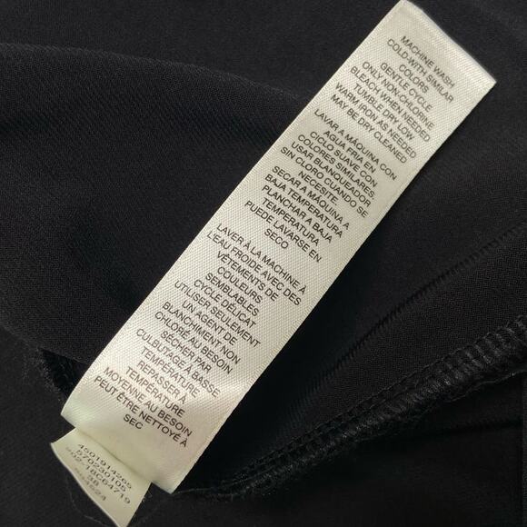 Chicos 1 Tunic Top Womens M 8 Scoop Neck Long Sleeve Colorblock Stretch - Picture 9 of 11